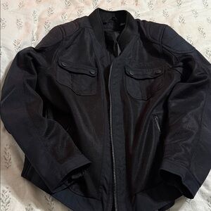 Harley-Davidson Navy Mesh Bomber Jacket